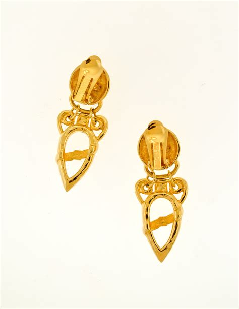 earring fendi|fendi vintage earrings.